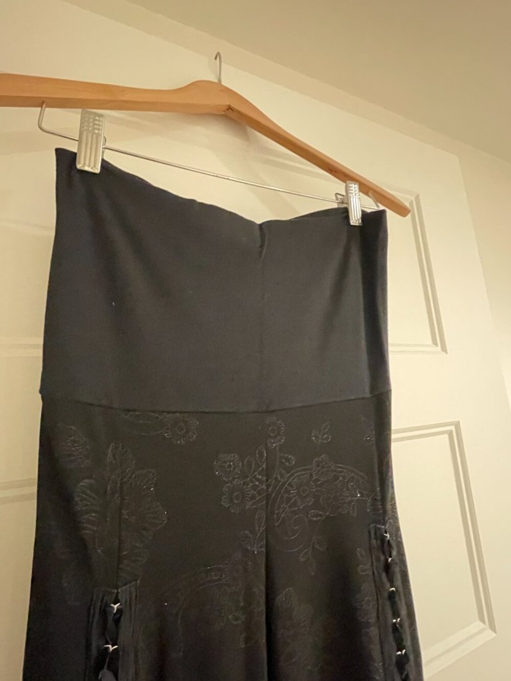 Temple Ro Hendrix Bell Bottom Lace Up Pant - Picture 3 of 13